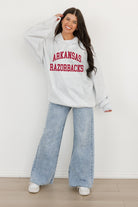 ARKANSAS RAZORBACKS ALL-STAR STYLE OVERSIZED PREMIUM WEIGHT HOODIE BY MADI PREWETT TROUTT