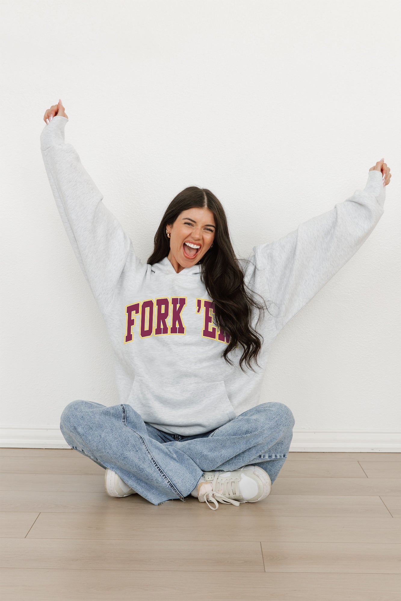 ARIZONA STATE SUN DEVILS WINNING LOOK OVERSIZED PREMIUM WEIGHT HOODIE BY MADI PREWETT TROUTT