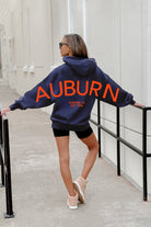 AUBURN TIGERS NEVER STOP OVERSIZED PREMIUM WEIGHT HOODIE