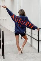 AUBURN TIGERS NEVER STOP OVERSIZED PREMIUM WEIGHT HOODIE