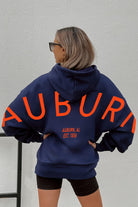 AUBURN TIGERS NEVER STOP OVERSIZED PREMIUM WEIGHT HOODIE