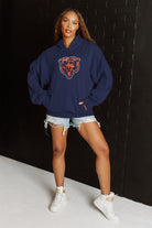 CHICAGO BEARS NEVER STOP OVERSIZED PREMIUM WEIGHT HOODIE