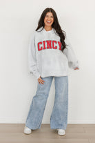 CINCINNATI BEARCATS WINNING LOOK OVERSIZED PREMIUM WEIGHT HOODIE BY MADI PREWETT TROUTT