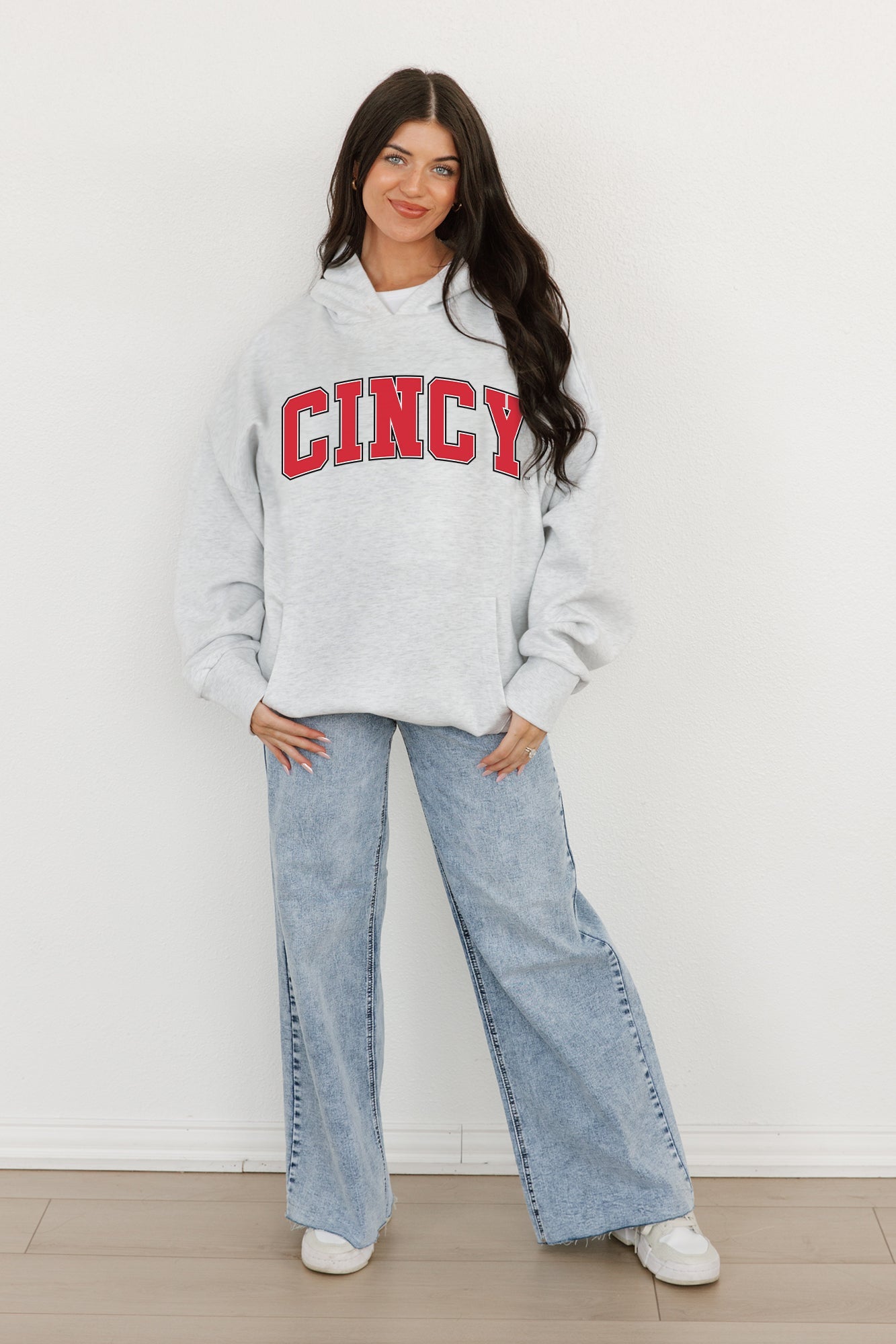 CINCINNATI BEARCATS WINNING LOOK OVERSIZED PREMIUM WEIGHT HOODIE BY MADI PREWETT TROUTT