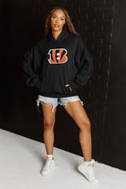 CINCINNATI BENGALS NEVER STOP OVERSIZED PREMIUM WEIGHT HOODIE