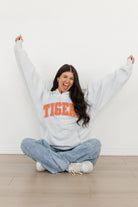 CLEMSON TIGERS WINNING LOOK OVERSIZED PREMIUM WEIGHT HOODIE BY MADI PREWETT TROUTT