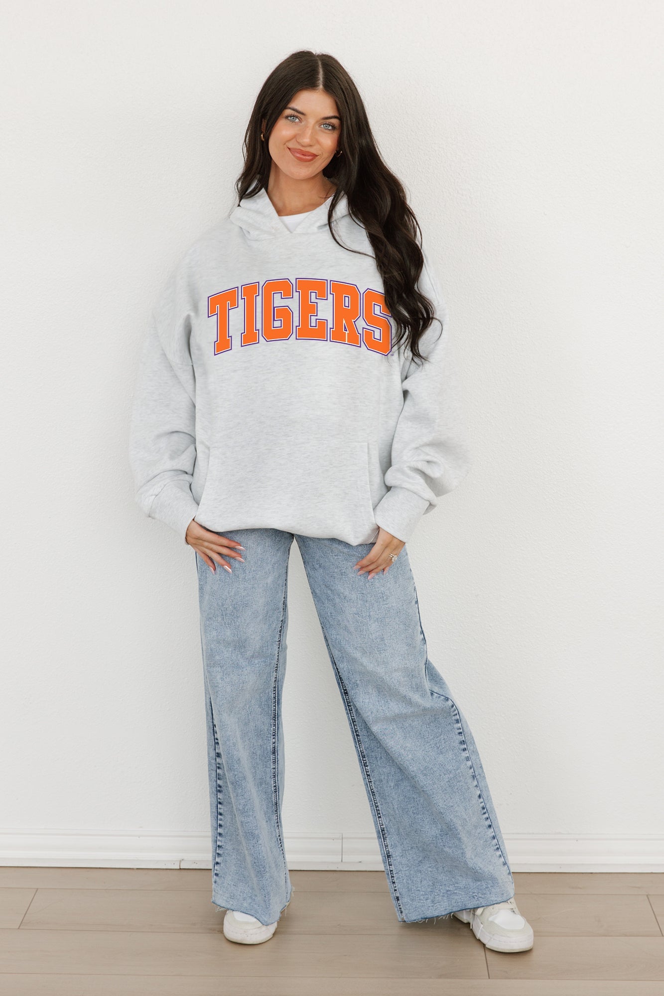 CLEMSON TIGERS WINNING LOOK OVERSIZED PREMIUM WEIGHT HOODIE BY MADI PREWETT TROUTT