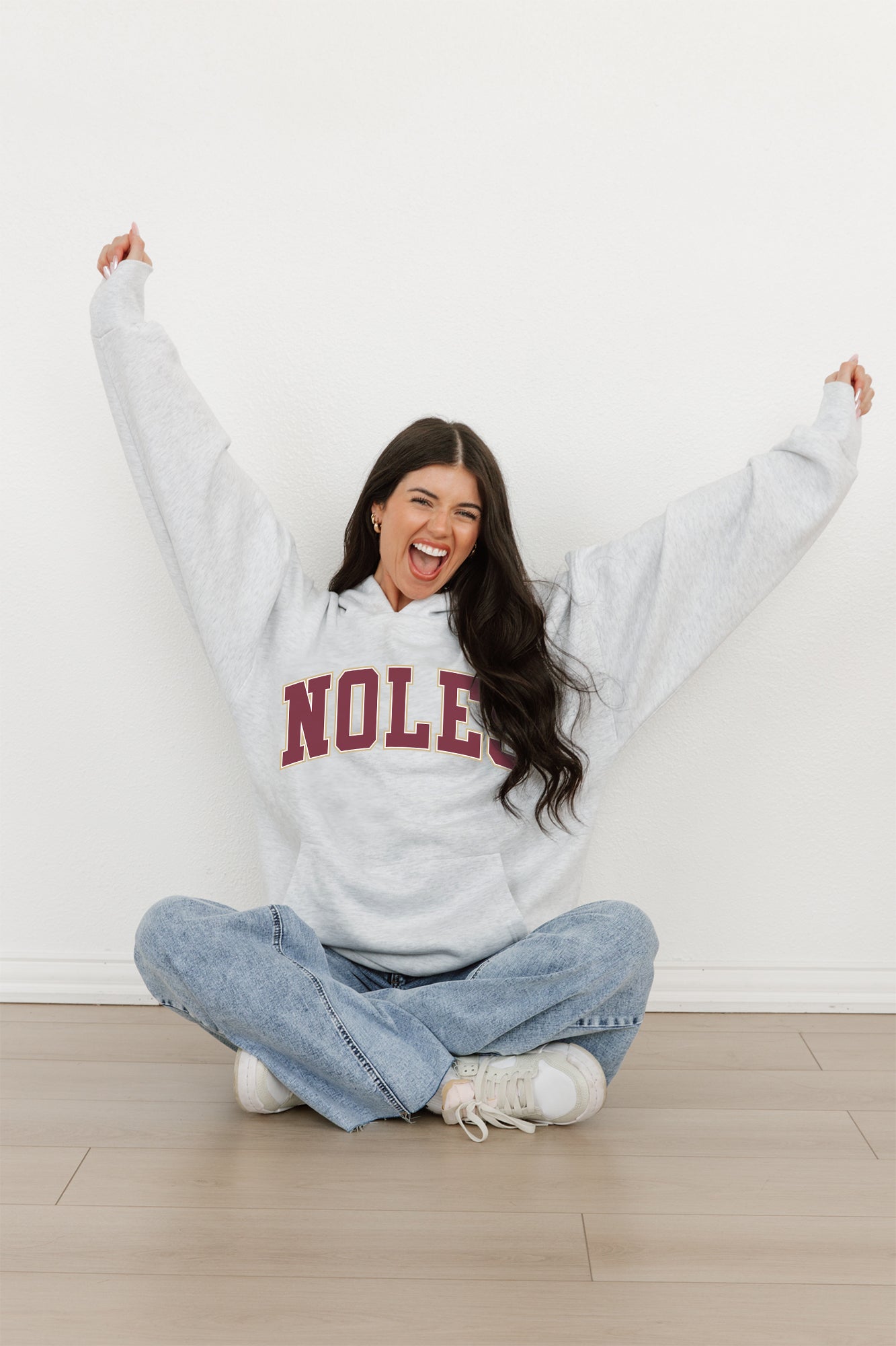 FLORIDA STATE SEMINOLES WINNING LOOK OVERSIZED PREMIUM WEIGHT HOODIE BY MADI PREWETT TROUTT