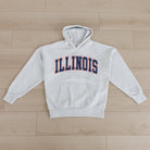 ILLINOIS FIGHTING ILLINI WINNING LOOK OVERSIZED PREMIUM WEIGHT HOODIE BY MADI PREWETT TROUTT