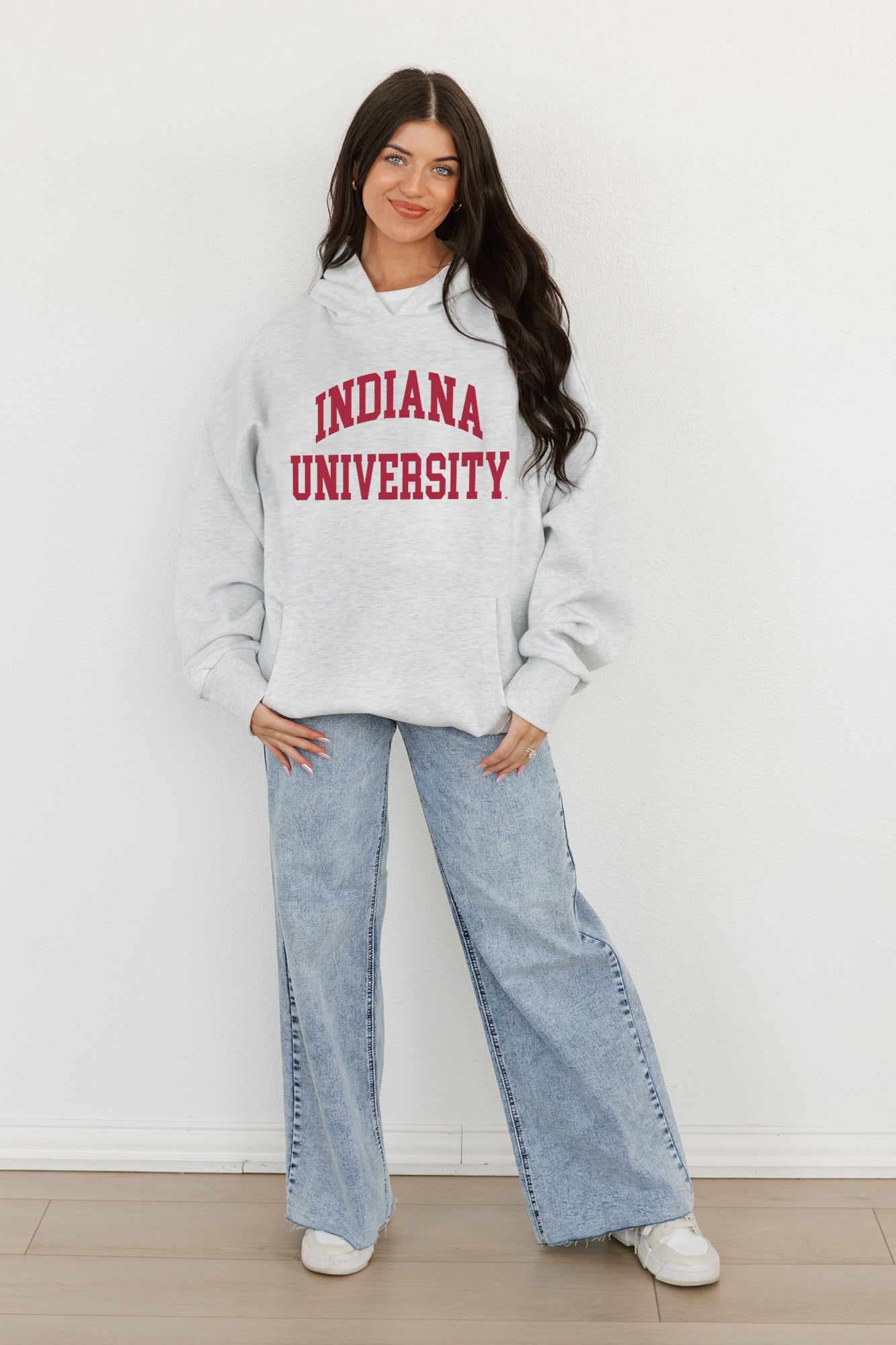 INDIANA HOOSIERS ALL-STAR STYLE OVERSIZED PREMIUM WEIGHT HOODIE BY MADI PREWETT TROUTT