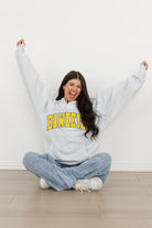 IOWA HAWKEYES WINNING LOOK OVERSIZED PREMIUM WEIGHT HOODIE BY MADI PREWETT TROUTT