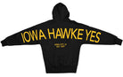 IOWA HAWKEYES NEVER STOP OVERSIZED PREMIUM WEIGHT HOODIE