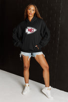 KANSAS CITY CHIEFS NEVER STOP OVERSIZED PREMIUM WEIGHT HOODIE