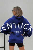 KENTUCKY WILDCATS NEVER STOP OVERSIZED PREMIUM WEIGHT HOODIE