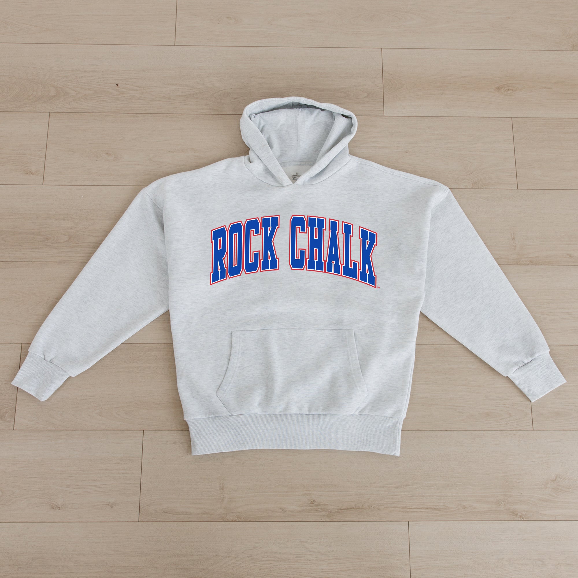 KANSAS JAYHAWKS WINNING LOOK OVERSIZED PREMIUM WEIGHT HOODIE BY MADI PREWETT TROUTT