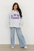 LSU TIGERS ALL-STAR STYLE OVERSIZED PREMIUM WEIGHT HOODIE BY MADI PREWETT TROUTT