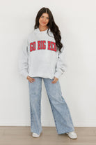 NEBRASKA CORNHUSKERS WINNING LOOK OVERSIZED PREMIUM WEIGHT HOODIE BY MADI PREWETT TROUTT