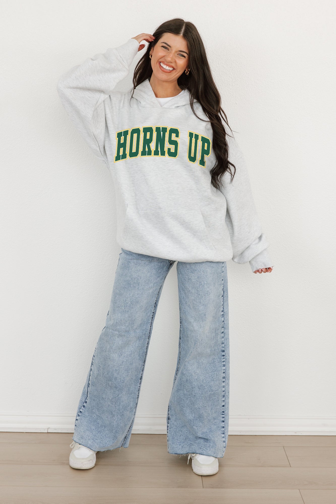 NORTH DAKOTA STATE BISON WINNING LOOK OVERSIZED PREMIUM WEIGHT HOODIE BY MADI PREWETT TROUTT