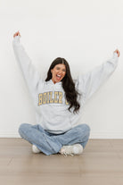 PURDUE BOILERMAKERS WINNING LOOK OVERSIZED PREMIUM WEIGHT HOODIE BY MADI PREWETT TROUTT