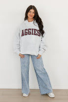 TEXAS A&M AGGIES WINNING LOOK OVERSIZED PREMIUM WEIGHT HOODIE BY MADI PREWETT TROUTT