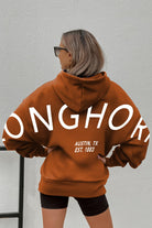 TEXAS LONGHORNS NEVER STOP OVERSIZED PREMIUM WEIGHT HOODIE