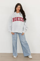 VIRGINIA TECH HOKIES WINNING LOOK OVERSIZED PREMIUM WEIGHT HOODIE BY MADI PREWETT TROUTT