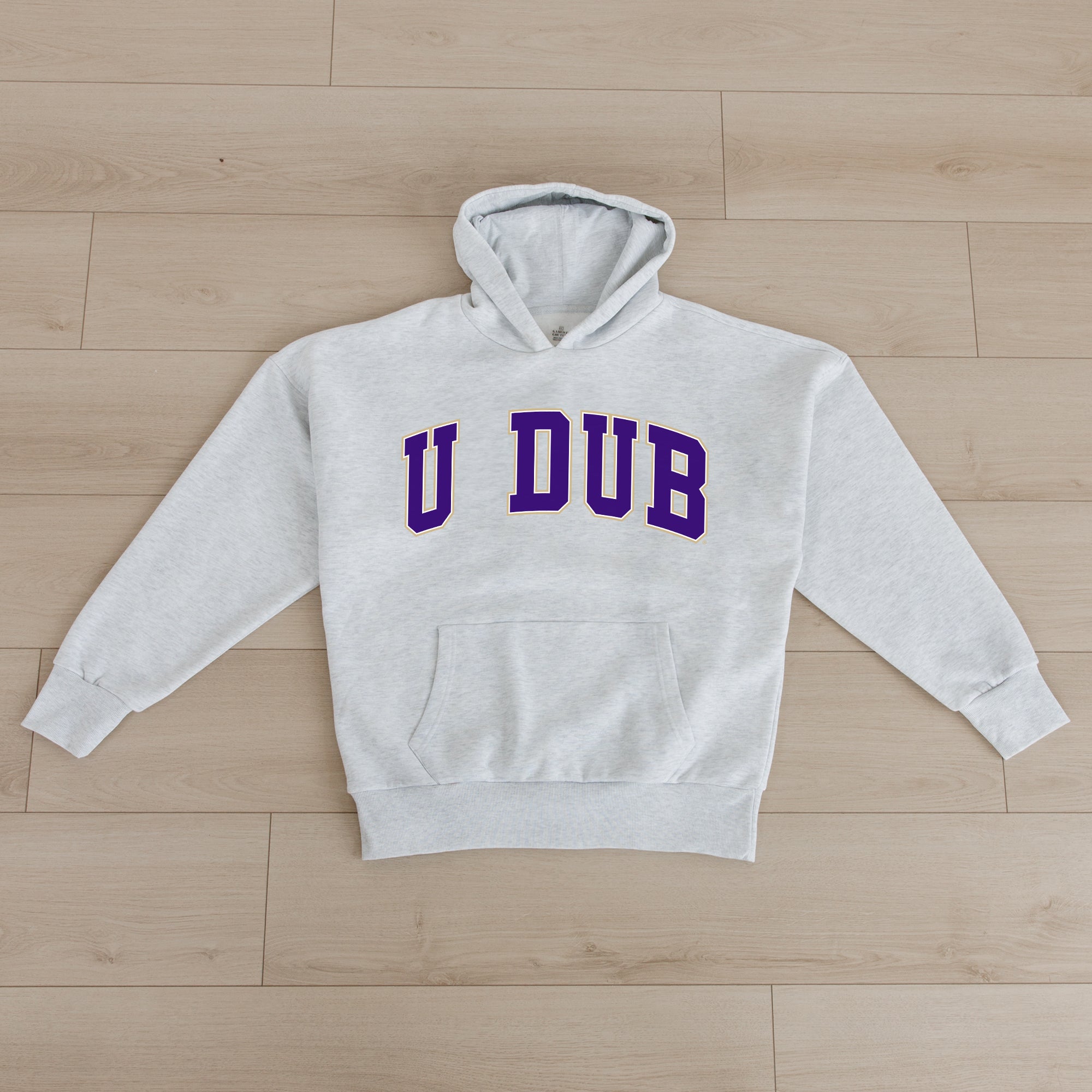 WASHINGTON HUSKIES WINNING LOOK OVERSIZED PREMIUM WEIGHT HOODIE BY MADI PREWETT TROUTT