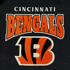 CINCINNATI BENGALS SIDELINE SHIMMER ALL-OVER MICRO-RHINESTONE SPARKLE HOODED SWEATSHIRT