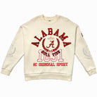 ALABAMA CRIMSON TIDE GAMEDAY SLAY BLACK LABEL PREMIUM FLEECE DROP SHOULDER CREWNECK BY MADI PREWETT TROUTT