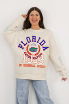 FLORIDA GATORS GAMEDAY SLAY BLACK LABEL PREMIUM FLEECE DROP SHOULDER CREWNECK BY MADI PREWETT TROUTT