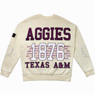 TEXAS A&M AGGIES GAMEDAY SLAY BLACK LABEL PREMIUM FLEECE DROP SHOULDER CREWNECK BY MADI PREWETT TROUTT