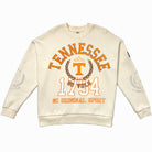 TENNESSEE VOLUNTEERS GAMEDAY SLAY BLACK LABEL PREMIUM FLEECE DROP SHOULDER CREWNECK BY MADI PREWETT TROUTT