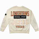 TEXAS LONGHORNS GAMEDAY SLAY BLACK LABEL PREMIUM FLEECE DROP SHOULDER CREWNECK BY MADI PREWETT TROUTT