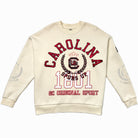 SOUTH CAROLINA GAMECOCKS GAMEDAY SLAY BLACK LABEL PREMIUM FLEECE DROP SHOULDER CREWNECK BY MADI PREWETT TROUTT