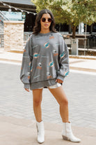 MIAMI DOLPHINS PLAYBACK VINTAGE WASH OVERSIZED CREWNECK FLEECE