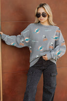 MIAMI DOLPHINS PLAYBACK VINTAGE WASH OVERSIZED CREWNECK FLEECE