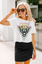 The Wildcats "Fierce" Cotton Blend Crop Tee - Shop The Soho