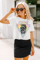 The Warriors "Fierce" Cotton Blend Crop Tee - Shop The Soho