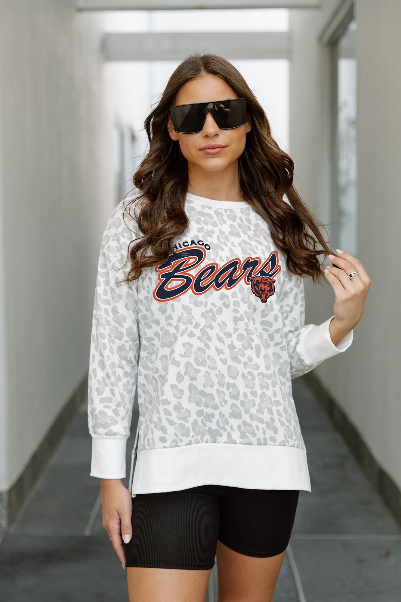 CHICAGO BEARS OFFSIDE SIDE SLIT PULLOVER