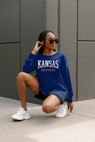 KANSAS JAYHAWKS ELITE OFFENSE SIDE SLIT PULLOVER