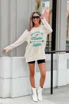 MIAMI DOLPHINS OFFSIDE SIDE SLIT PULLOVER