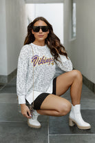 MINNESOTA VIKINGS FEELING WILD SIDE SLIT PULLOVER