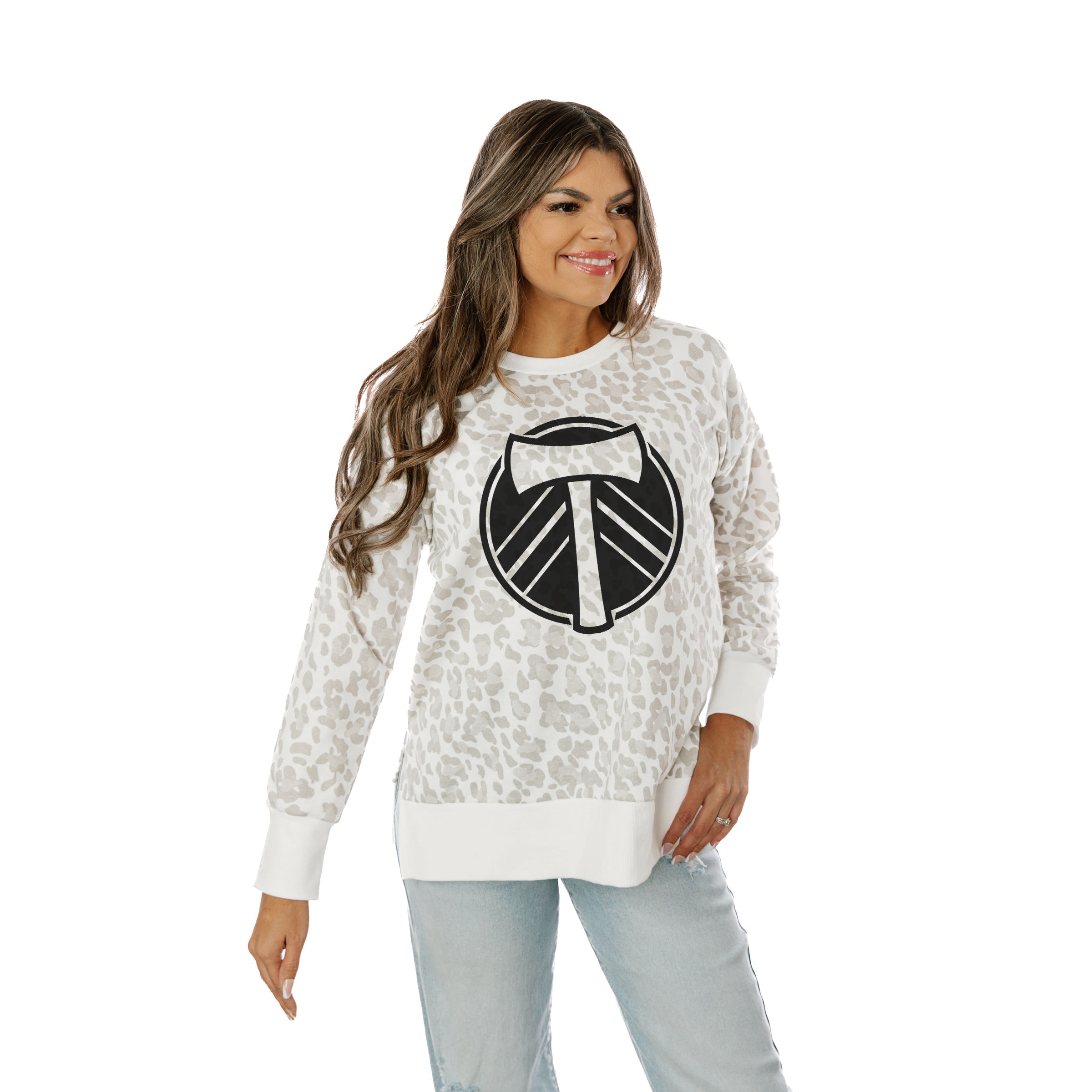 PORTLAND TIMBERS JUST FOR KICKS SIDE SLIT PULLOVER