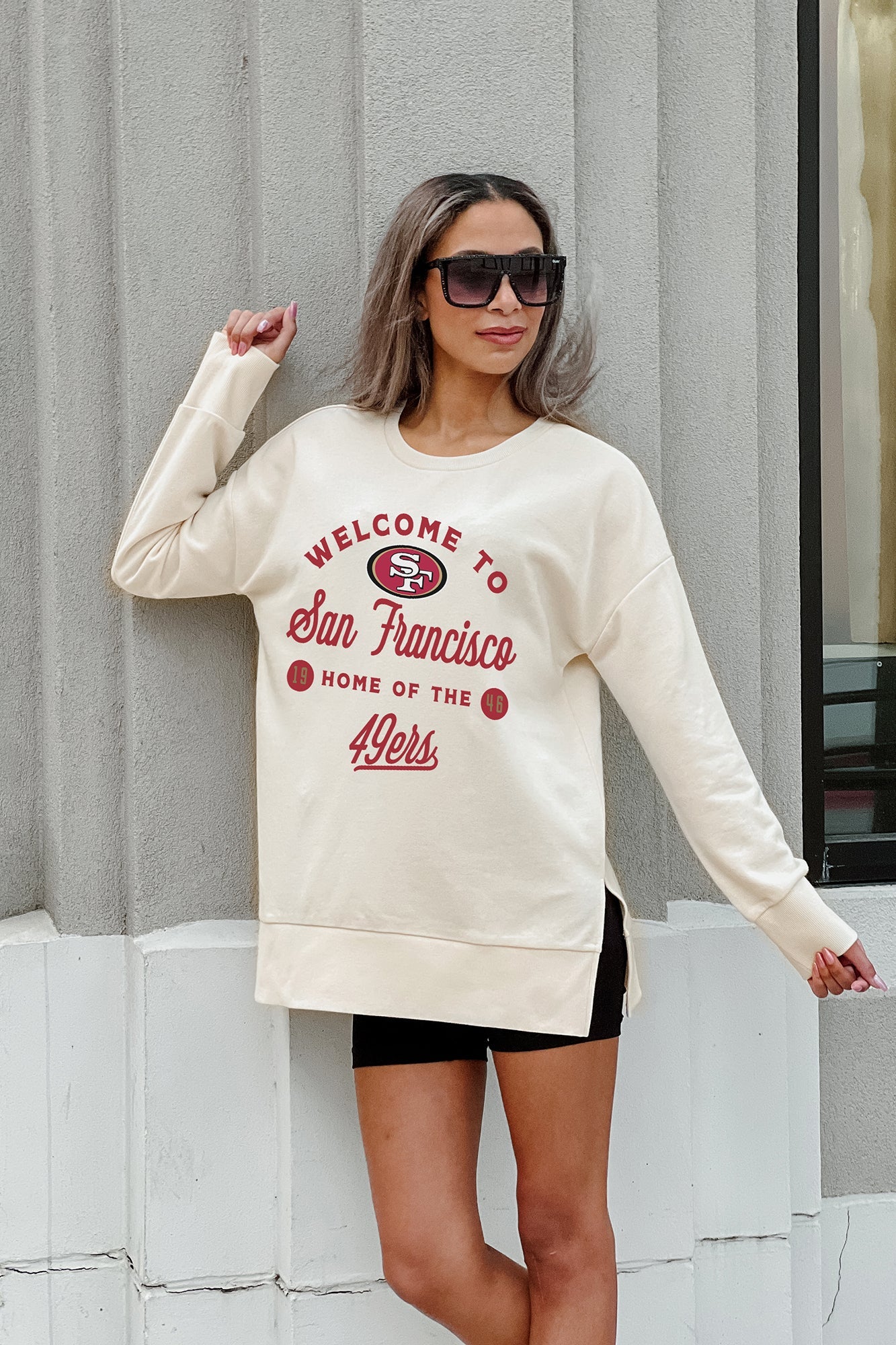 SAN FRANCISCO 49ERS OFFSIDE SIDE SLIT PULLOVER