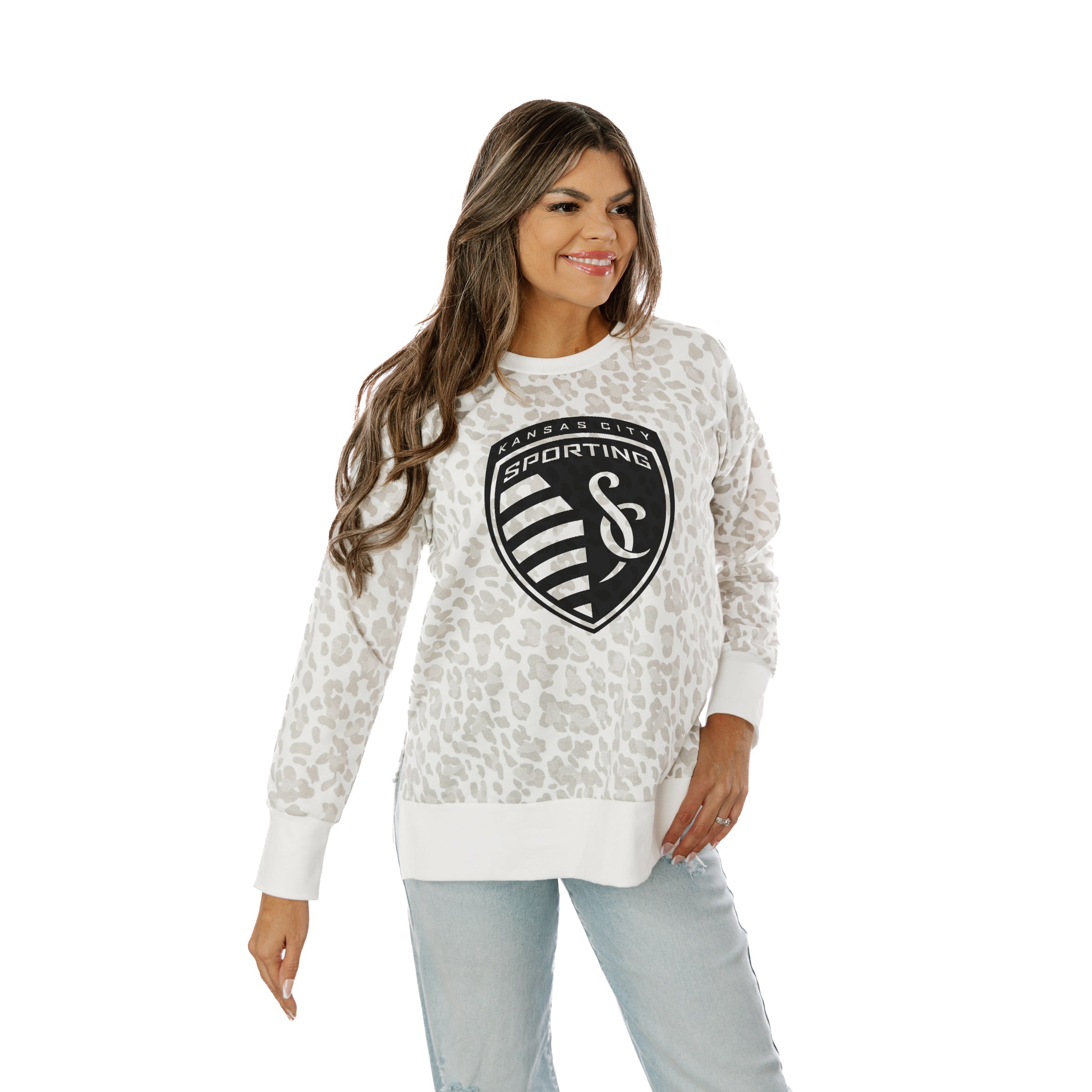 SPORTING KANSAS CITY JUST FOR KICKS SIDE SLIT PULLOVER