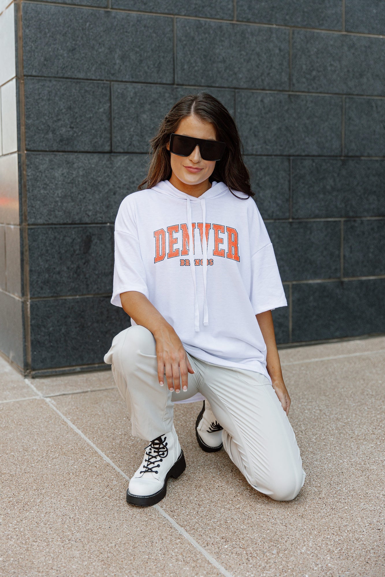 Denver Broncos Gameday Couture Women's Yard Line Pullover