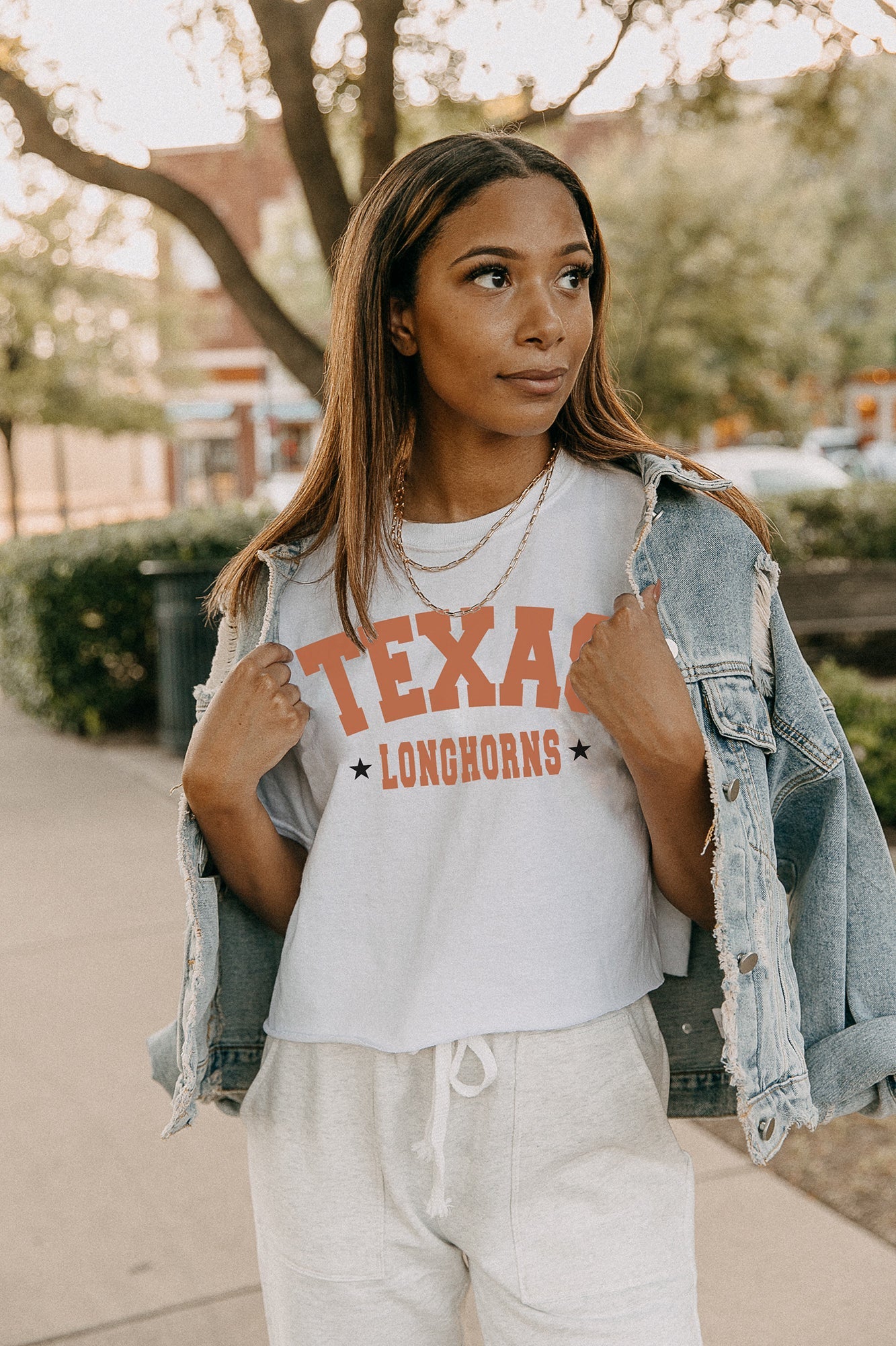 BAYLOR BEARS GAMEDAY REPLAY VARSITY CROP TEE BY MADI PREWETT TROUTT –  GAMEDAY COUTURE