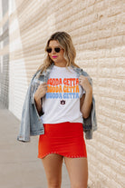 AUBURN TIGERS STAY WAVY OVERSIZED BOYFRIEND TEE