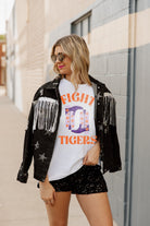 CLEMSON TIGERS TIME TO KICK IT OVERSIZED BOYFRIEND TEE