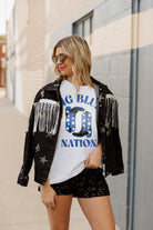 KENTUCKY WILDCATS TIME TO KICK IT OVERSIZED BOYFRIEND TEE